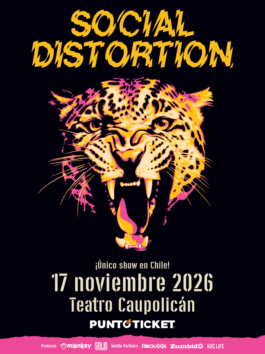 Social Distortion anuncia su debut en Chile